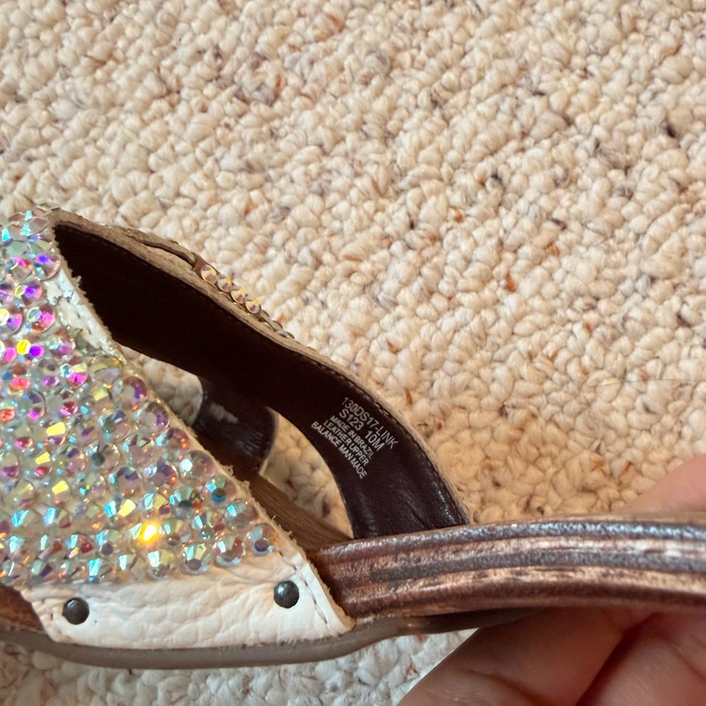 Dr. Scholl's Women's Glitter Mules - Silver - Picture 5 of 10